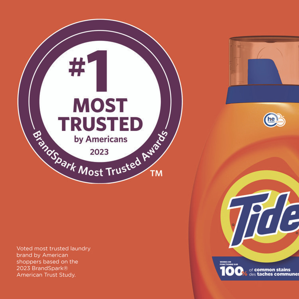 PROCTER & GAMBLE Tide® 12117EA Liquid Tide Laundry Detergent, 32 Loads, 42 oz