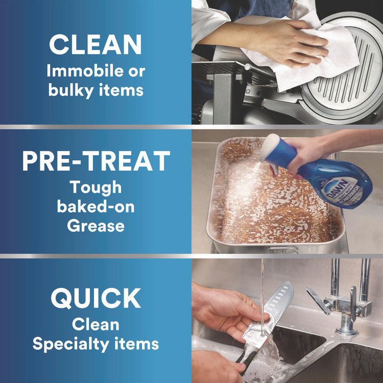 PROCTER & GAMBLE Dawn® Professional 12301 Heavy Duty Powerwash Commercial Dish Spray, 16 oz, 6 Pack: 6 Starter Kits