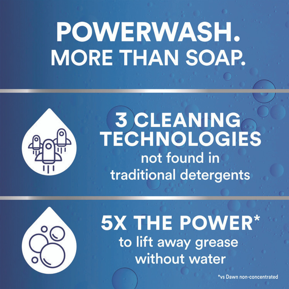 PROCTER & GAMBLE Dawn® Professional 12301 Heavy Duty Powerwash Commercial Dish Spray, 16 oz, 6 Pack: 6 Starter Kits