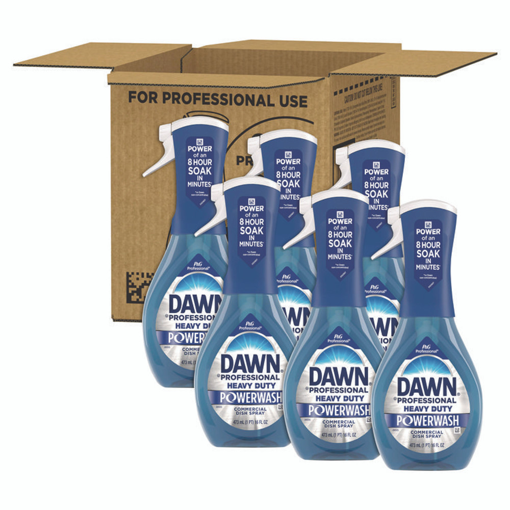 PROCTER & GAMBLE Dawn® Professional 12301 Heavy Duty Powerwash Commercial Dish Spray, 16 oz, 6 Pack: 6 Starter Kits