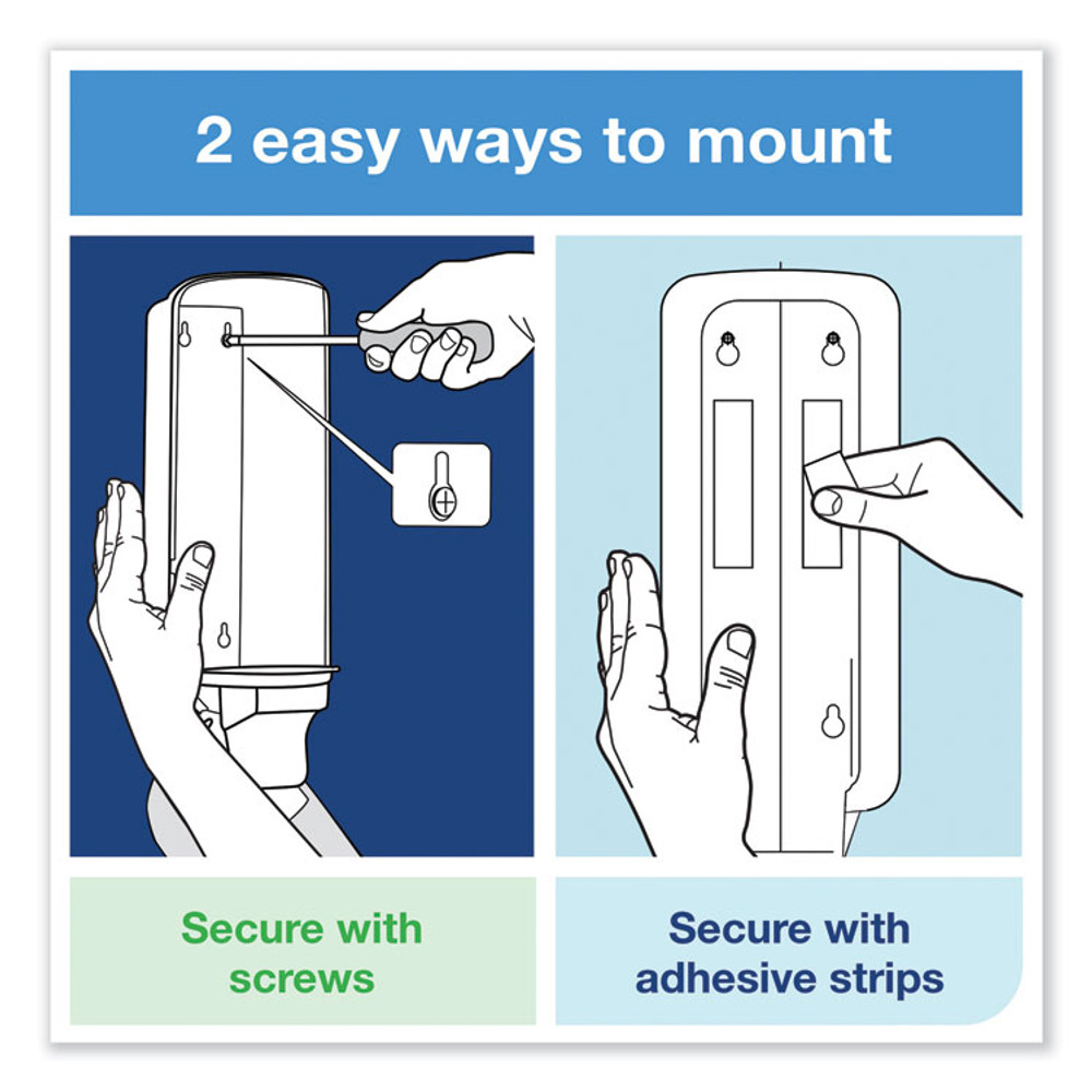 SCA TISSUE Tork® 571501 Foam Skincare Manual Dispenser, 1 L Bottle; 33 oz Bottle, 4.45 x 4.13 x 11.26, White, 4/Carton