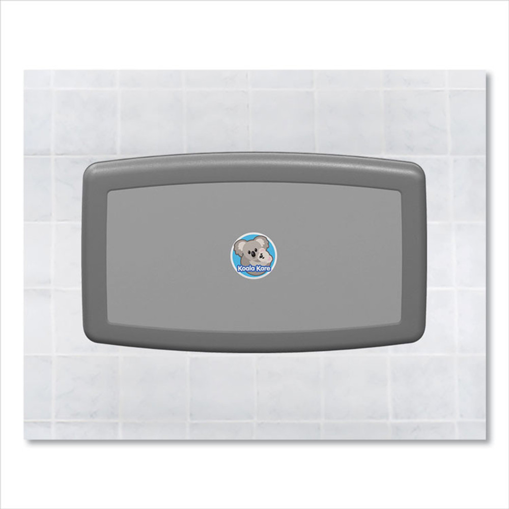 BOBRICK WASHROOM Koala Kare® KB30001 Baby Changing Station, Wall Horizontal Mount, 36.5 x 21.25, Gray