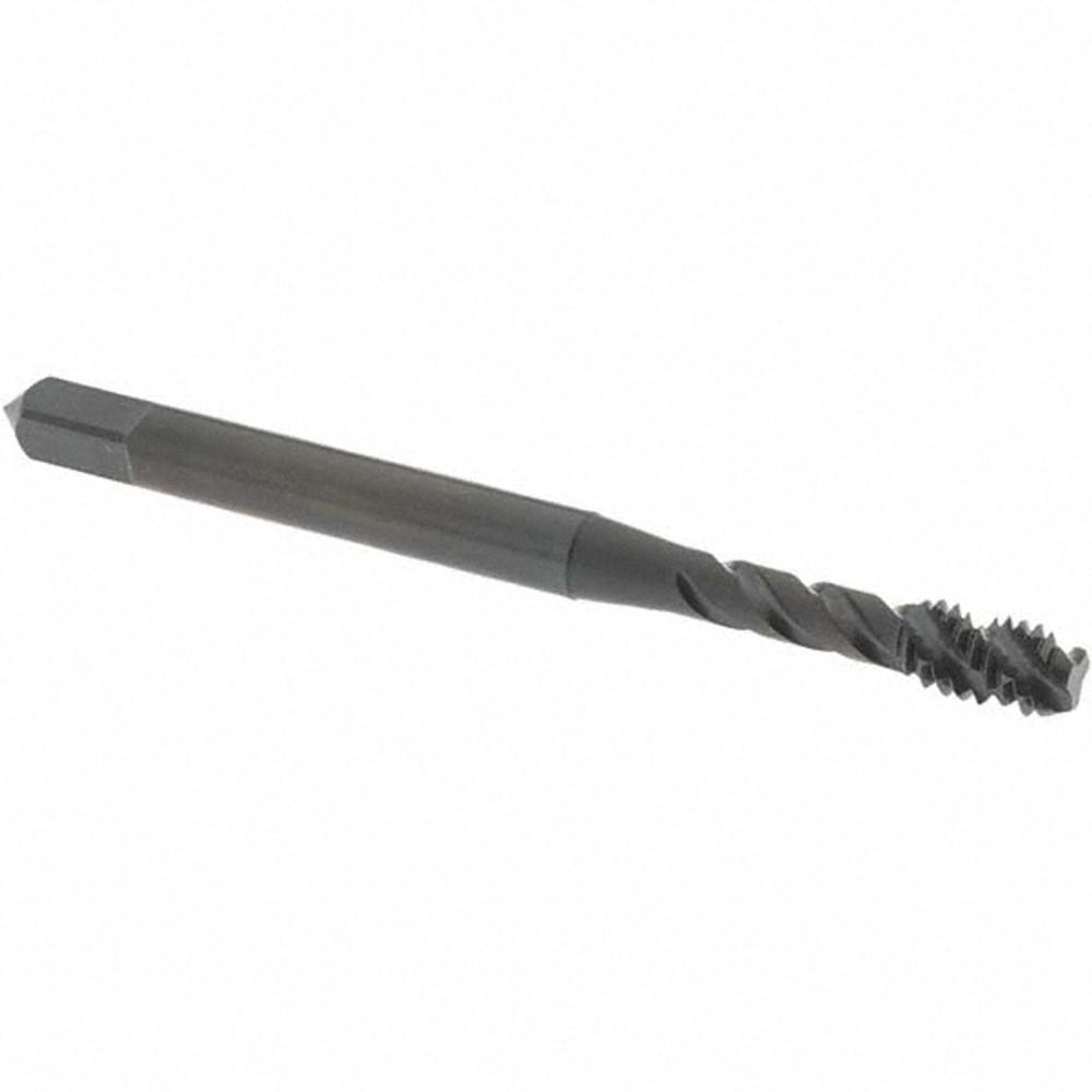 OSG 1302001501 Spiral Flute Tap: #8-32 UNC, 3 Flutes, Bottoming, 2B Class of Fit, High Speed Steel, Oxide Coated