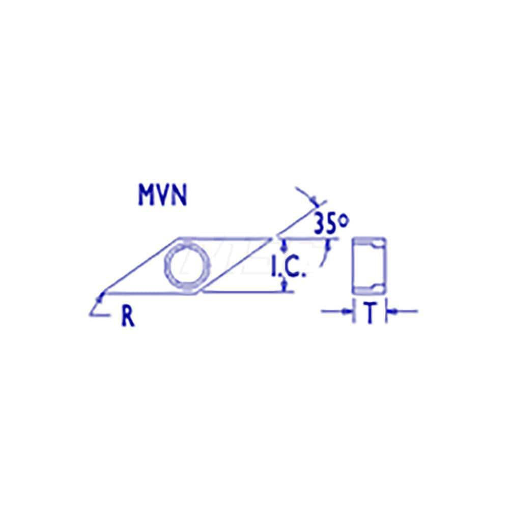 MSC MVN-322 Shim for Indexables: 3/8" Inscribed Circle