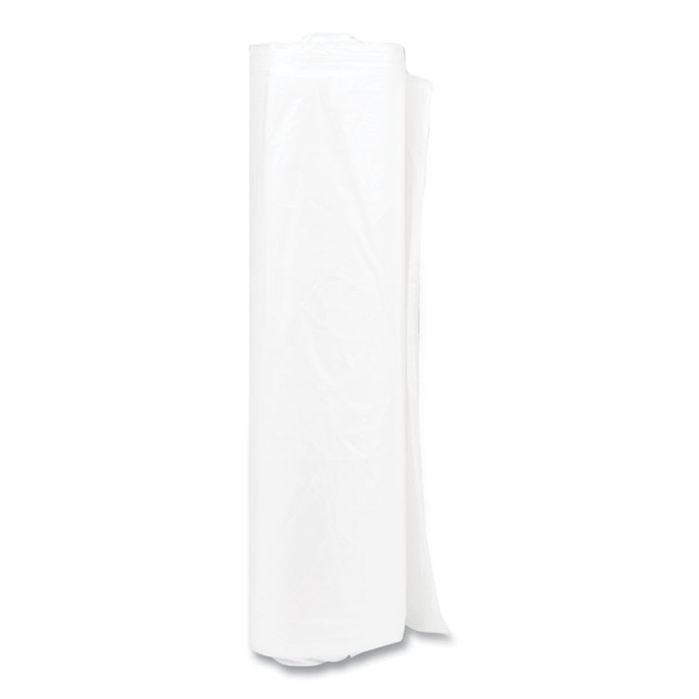 INTEGRATED BAGGING SYSTEMS Inteplast Group S334011N High-Density Commercial Can Liners, 33 gal, 11 mic, 33" x 40", Clear, Interleaved Roll, 25 Bags/Roll, 20 Rolls/Carton