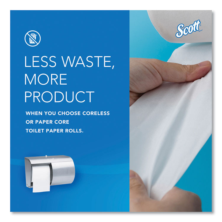 KIMBERLY-CLARK PROFESSIONAL Scott® 09606 Pro Coreless SRB Tissue Dispenser, 10.13 x 6.4 x 7, Stainless Steel