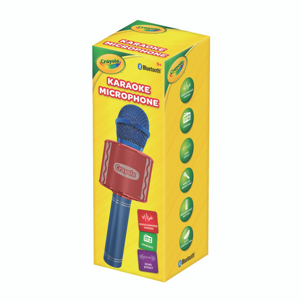 BINNEY & SMITH / CRAYOLA CKM150B Karaoke Wireless Microphone, Blue