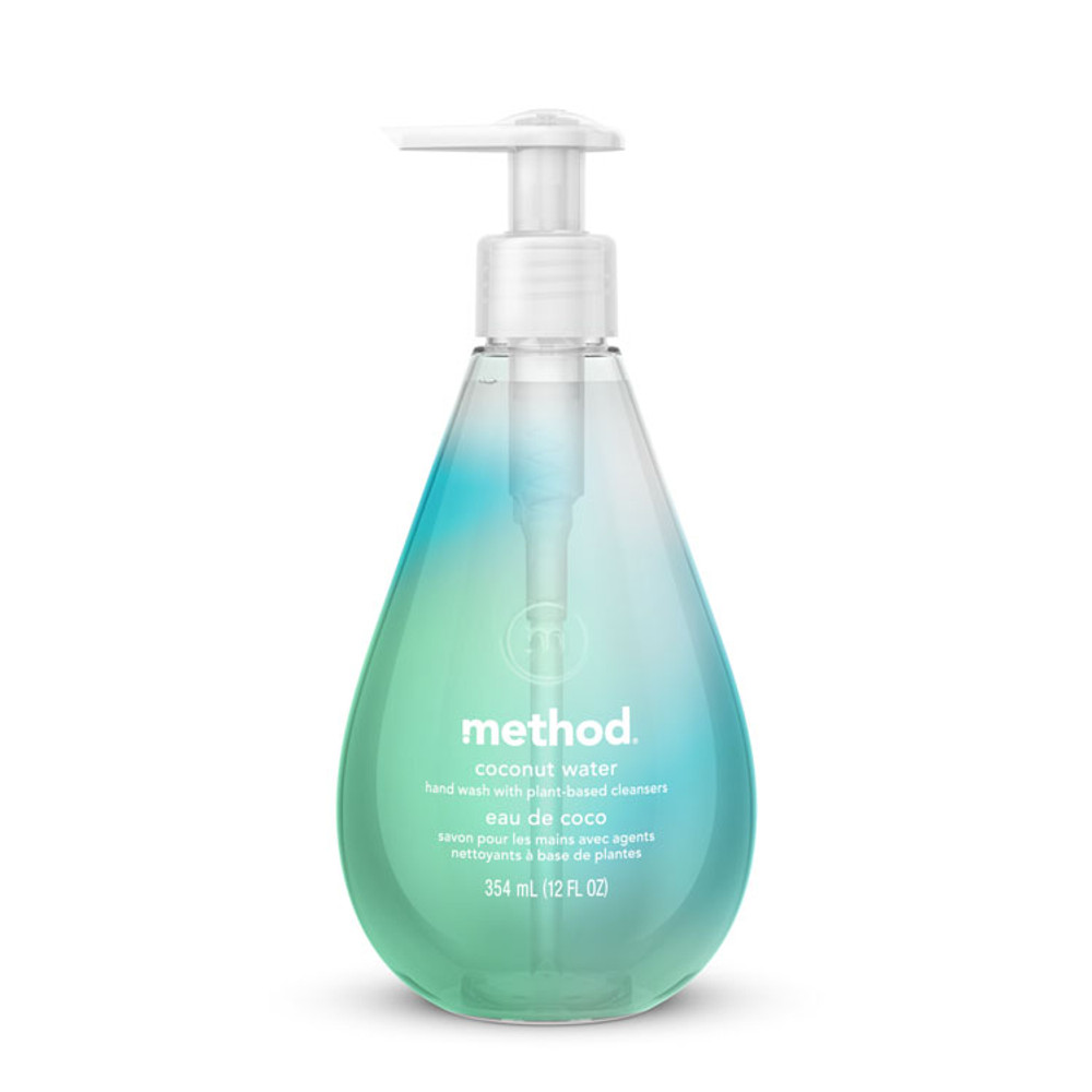 METHOD PRODUCTS INC. 01853 Gel Hand Wash, Coconut Waters, 12 oz Pump Bottle