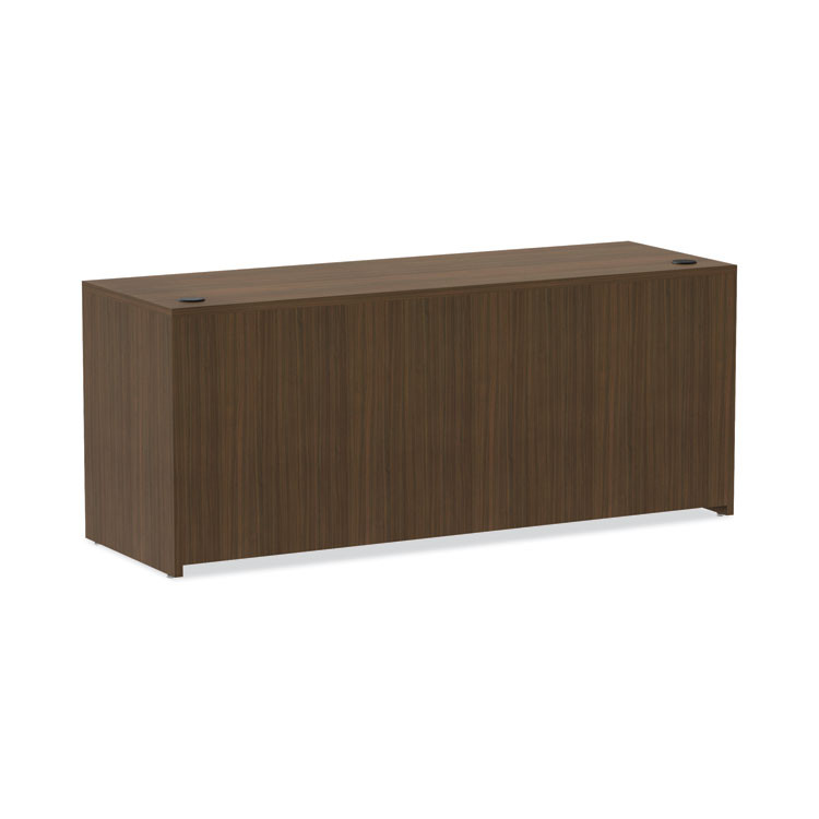 ALERA VA257224WA Alera Valencia Series Credenza Shell, 70.88w x 23.63d x 29.5h, Modern Walnut