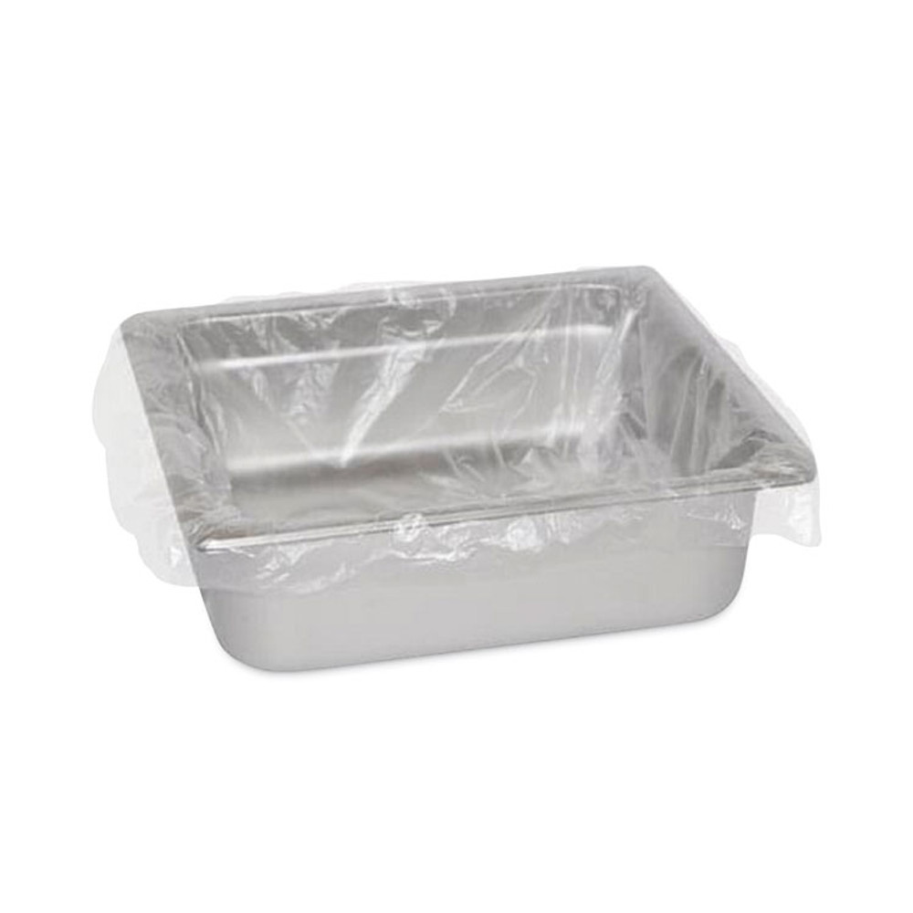 AMERCAREROYAL SPL1814 Steam Pan Liners for 1/3-Size Pans, Includes Twist-Ties, 18" x 14", Clear, 250/Carton