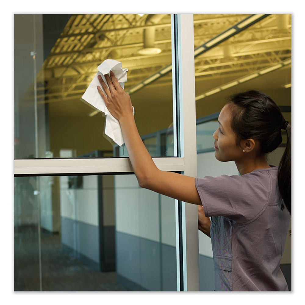 SCA TISSUE Tork® 430150A Paper Wiper Plus, 12.5 x 13, White, 1/4 Fold, 90/Pack, 12 Packs/Carton