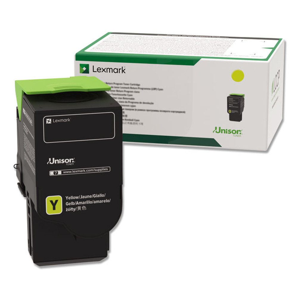 LEXMARK INT'L, INC. 78C1UY0 78C1UY0 Return Program Toner, 7,000 Page-Yield, Yellow