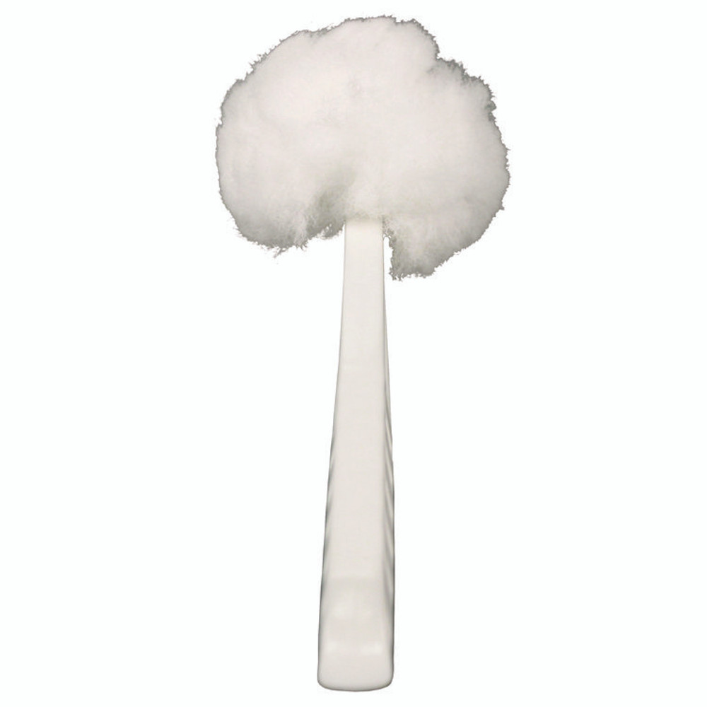 IMPACT PRODUCTS, LLC 2042591 Deluxe Toilet Bowl Mop, 10" Handle, 4.5" Mop Head, White, 25/Carton