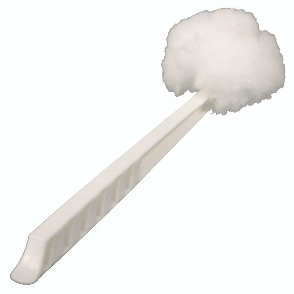 IMPACT PRODUCTS, LLC 2042591 Deluxe Toilet Bowl Mop, 10" Handle, 4.5" Mop Head, White, 25/Carton