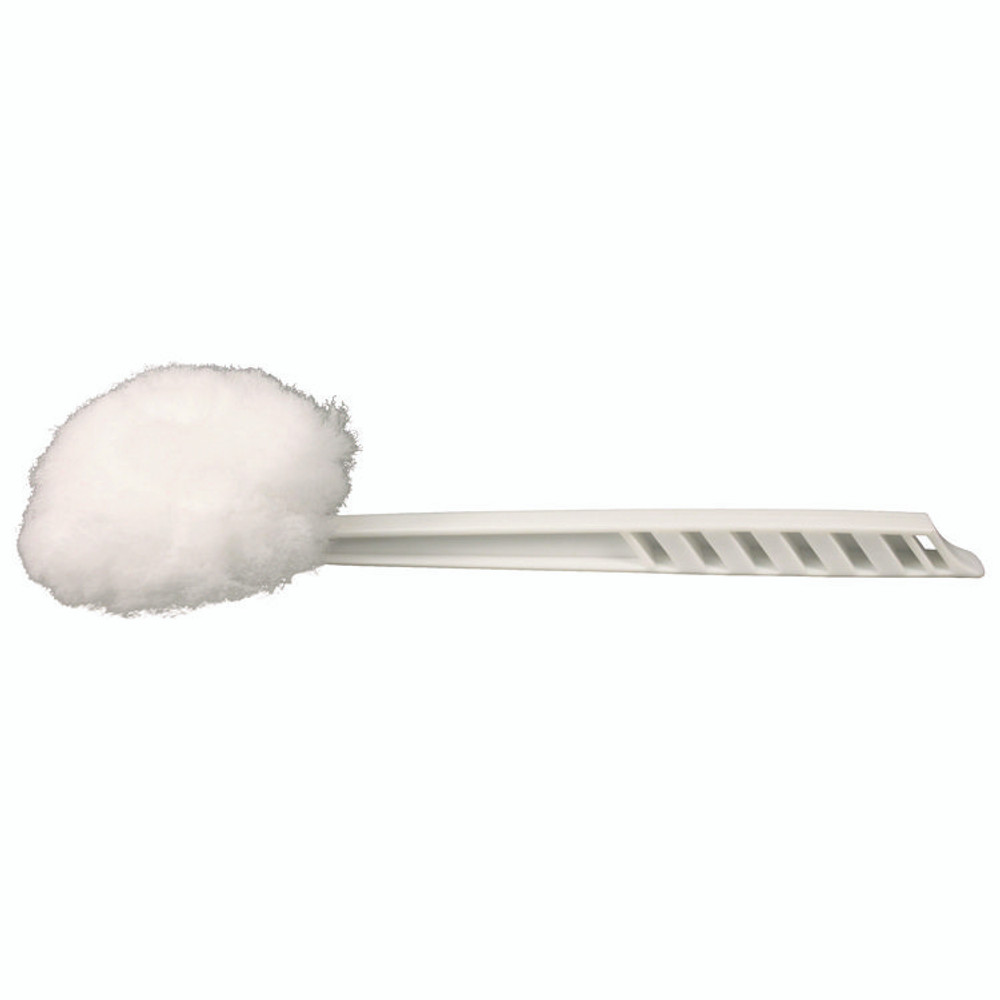 IMPACT PRODUCTS, LLC 2042591 Deluxe Toilet Bowl Mop, 10" Handle, 4.5" Mop Head, White, 25/Carton