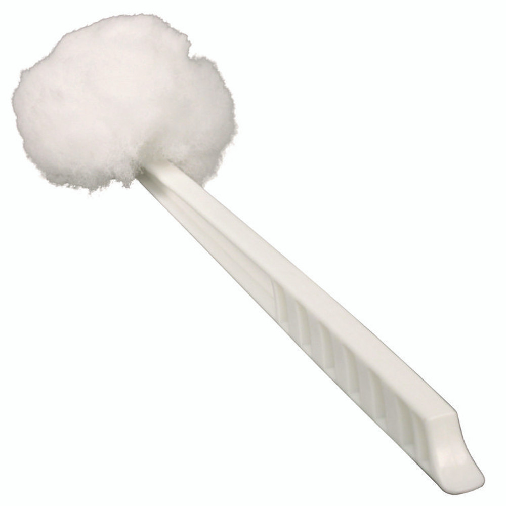 IMPACT PRODUCTS, LLC 2042591 Deluxe Toilet Bowl Mop, 10" Handle, 4.5" Mop Head, White, 25/Carton