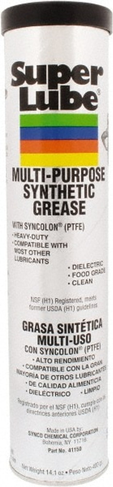 Synco Chemical 41150 General Purpose Grease: 400 g Cartridge, Synthetic with Syncolon