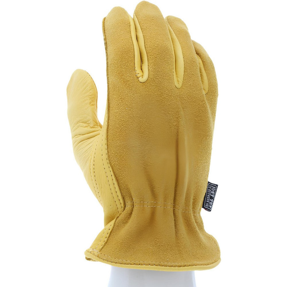 MCR Safety 3505M Gloves: Size M, Deerskin