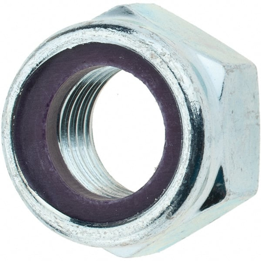 Value Collection 41760 Hex Lock Nut: Insert, Nylon Insert, Grade Class 8 Steel, Zinc-Plated