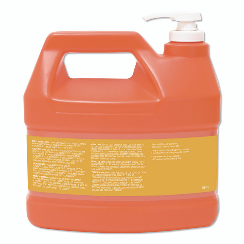 GO-JO INDUSTRIES GOJO® 0945-04 NATURAL ORANGE Smooth Hand Cleaner, Citrus Scent, 1 gal, 4/Carton