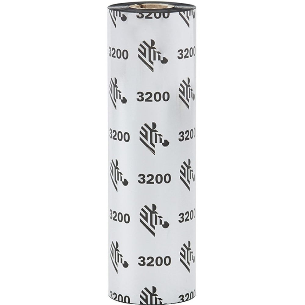 ZEBRA TECHNOLOGIES 800132-102 Zebra Wax Resin Ribbon 2.24inx242ft 3200 High Performance 0.5in core - Thermal Transfer - Black - 12