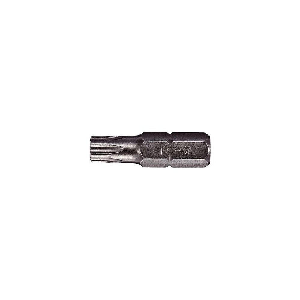 VEGA Industries 125TT20A Torx Screwdriver Bits; Type: Tamperproof Torx Bit ; End Type: Torx ; Torx Size: T20 ; Material: Steel ; Hex Size (Inch): 1/4