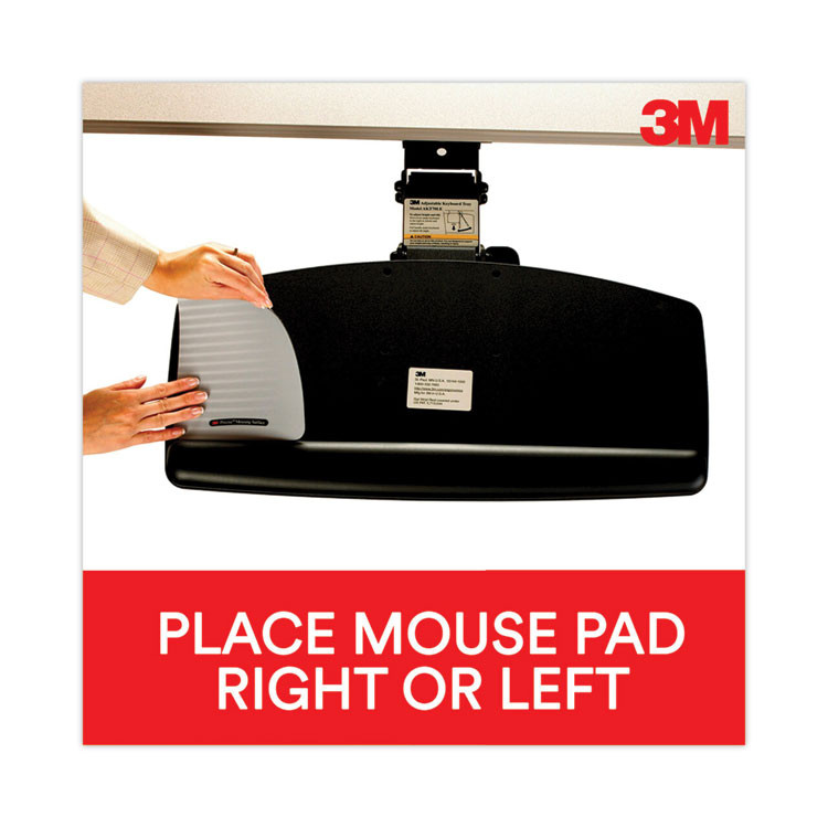 3M/COMMERCIAL TAPE DIV. AKT90LE Easy Adjust Keyboard Tray, Standard Platform, 23" Track, Black