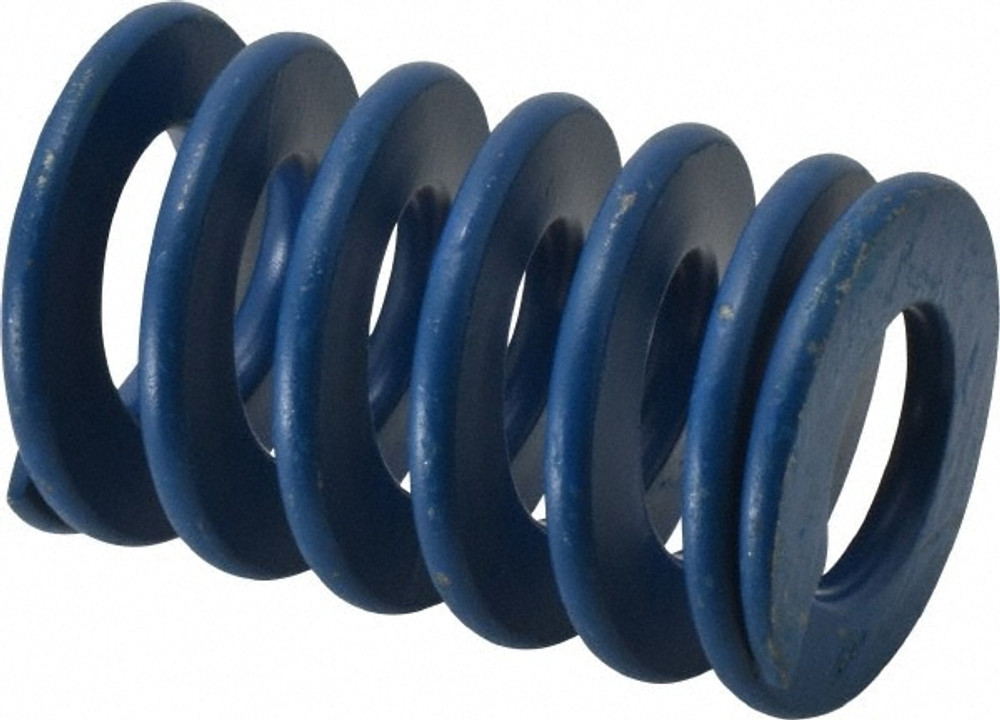 Associated Spring Raymond 103-812 Die Spring: 2" Hole Dia, 1" Rod Dia, 3" Free Length, Blue