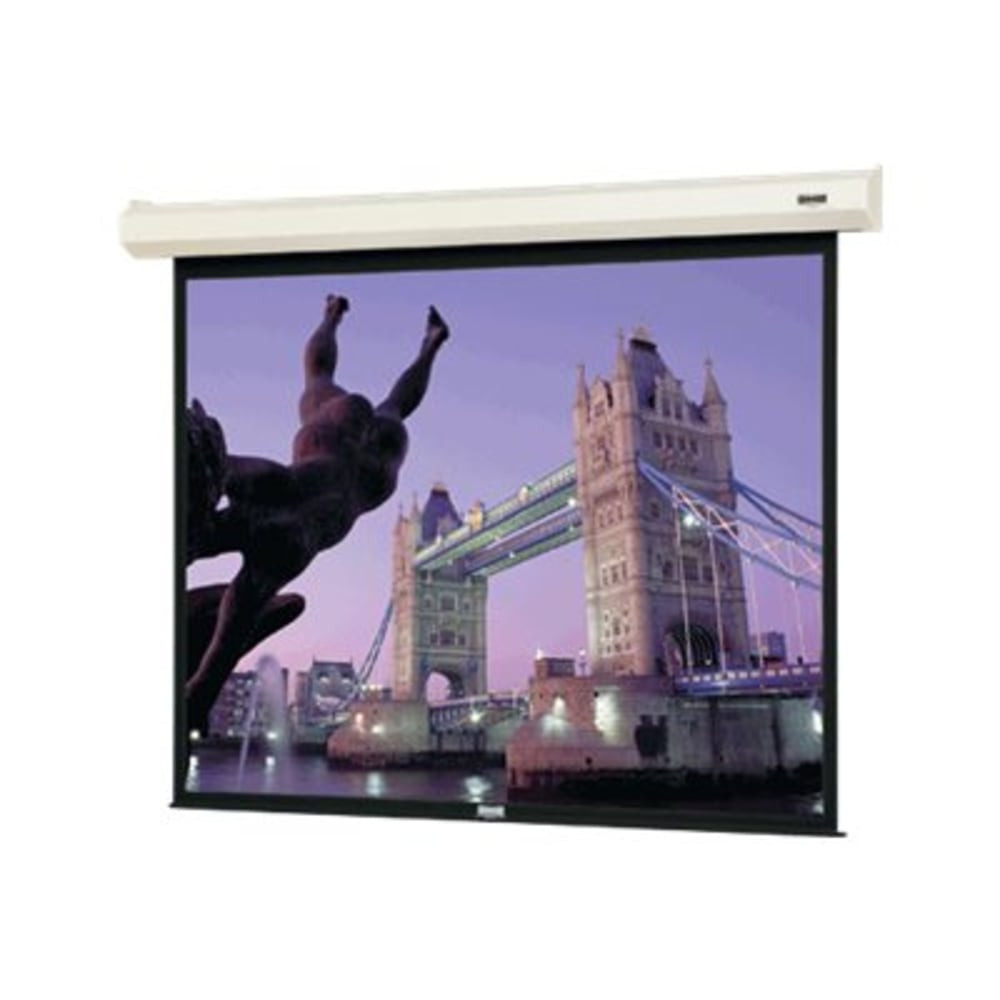 DA-LITE SCREEN CO., INC. Da-Lite 40807L  Cosmopolitan Electrol Square Format - Projection screen - ceiling mountable, wall mountable - motorized - 120 V - 151in (151.2 in) - 1:1 - Matte White - white powder coat