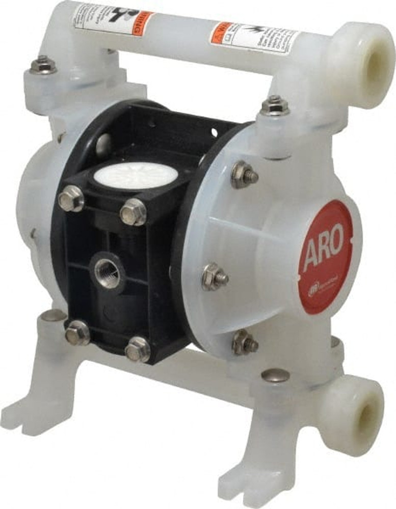 ARO/Ingersoll-Rand PD03P-APS-PTT Air Operated Diaphragm Pump: 3/8" NPT, Polypropylene Housing