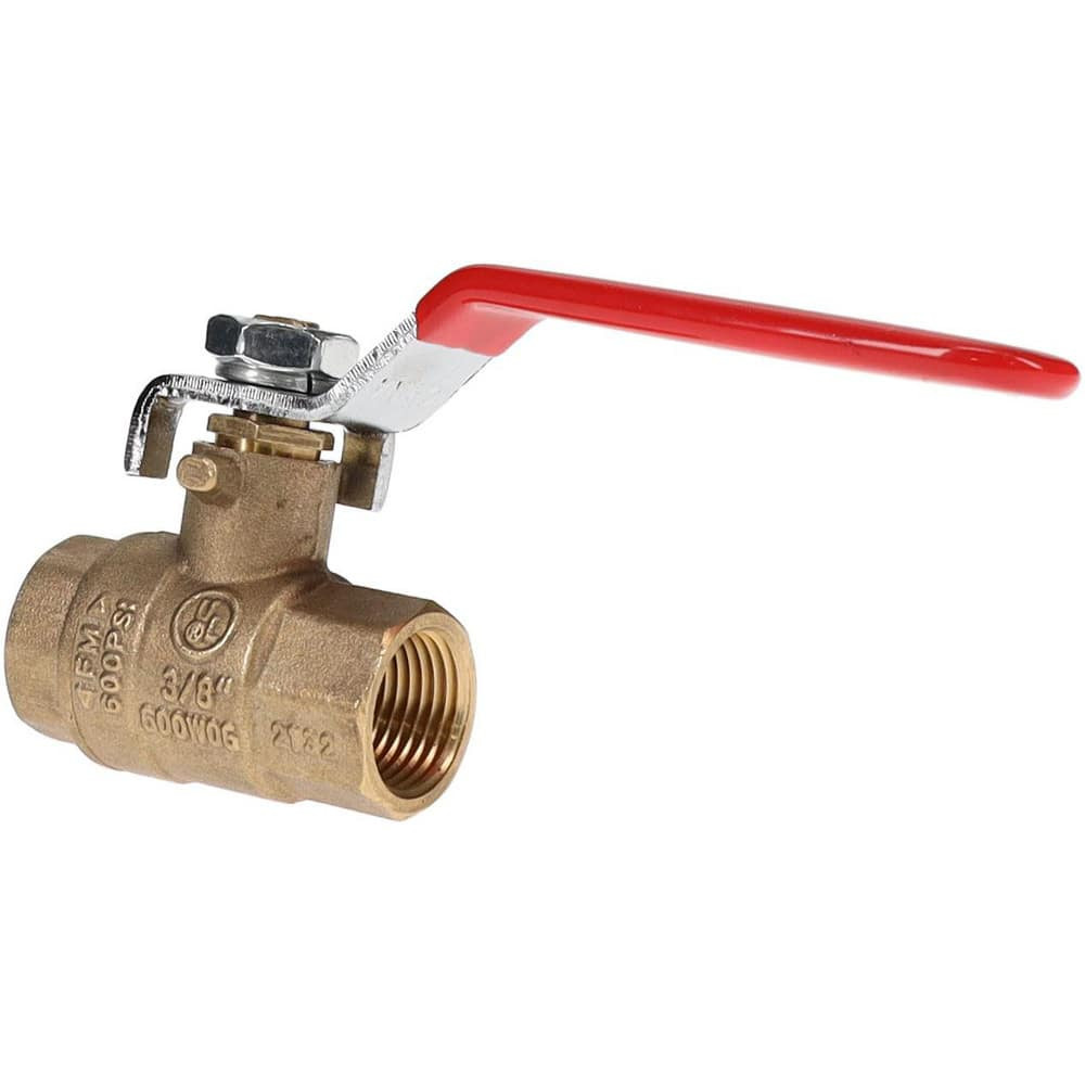 Value Collection TXN038 Full Port Manual Ball Valve: 3/8" Pipe, Full Port