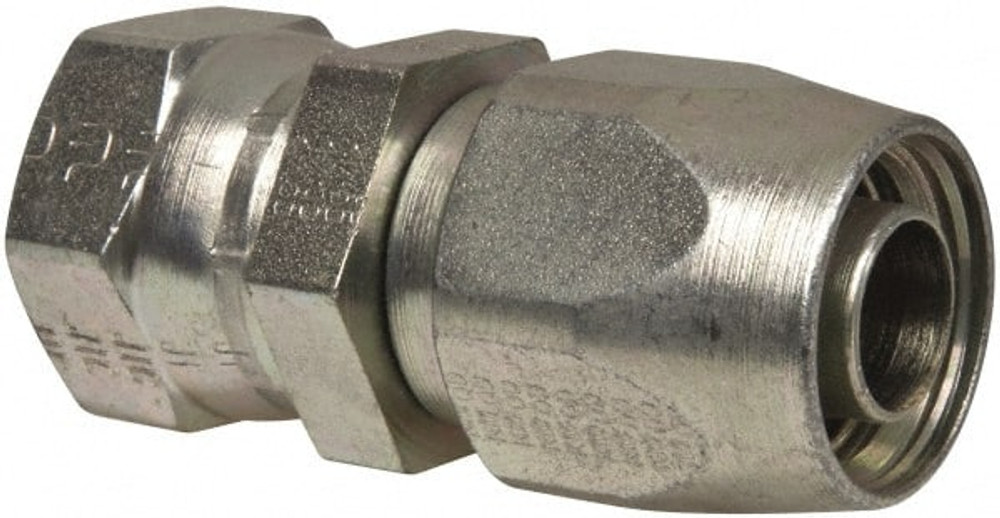 Parker 20621-12-12 Hydraulic Hose Straight Female JIC 37 ° Swivel Fitting: 12 mm, 1-1/16-12, 5,000 psi