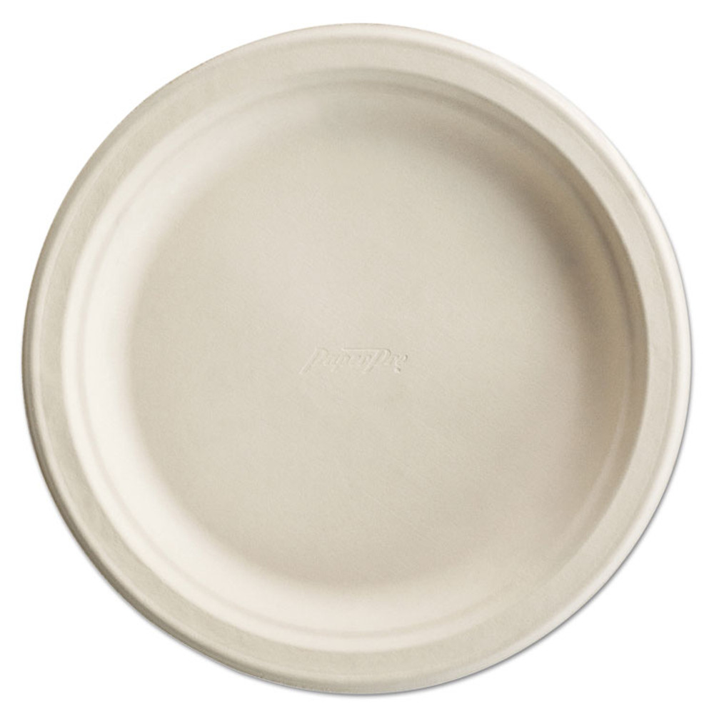 HUHTAMAKI Chinet® 25775 Paper Pro Round Plates, 8.75" dia, White, 125/Pack, 4 Packs/Carton