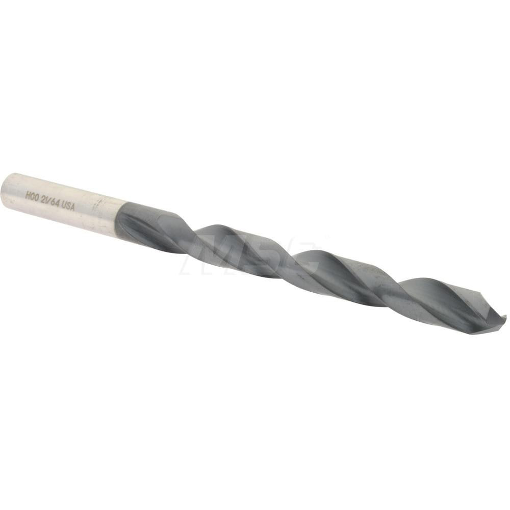 Hertel 4139721 Jobber Length Drill Bit: 21/64" Dia, 135 °, Cobalt