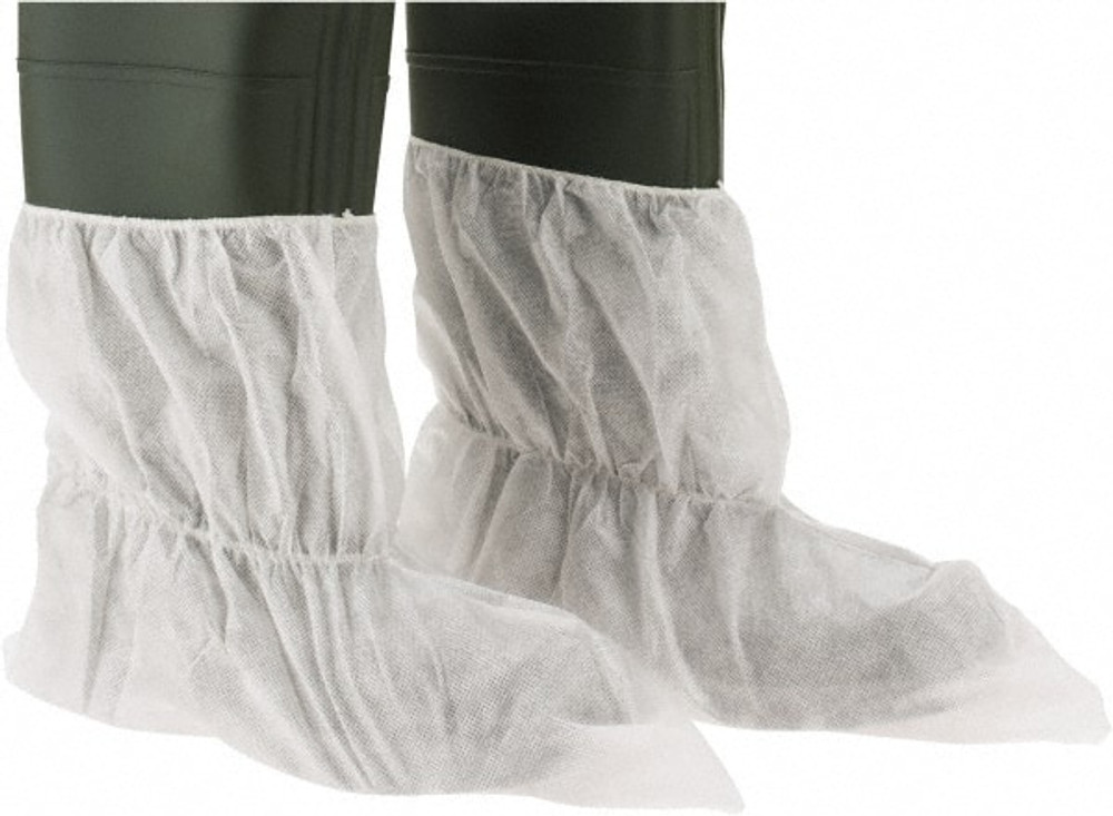 Dupont PE444SWHXL01000 Boot Cover: Non Chemical-Resistant, Polypropylene, White