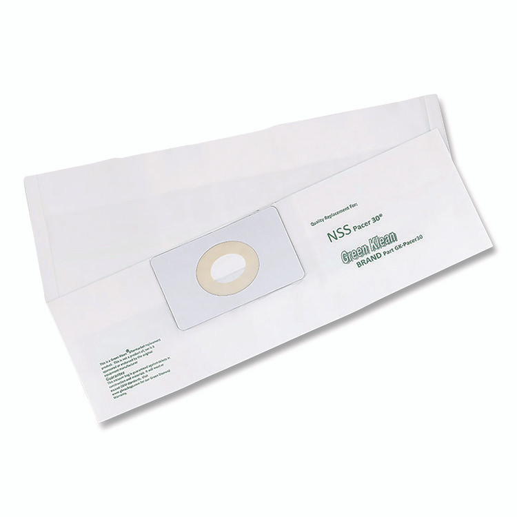 GREEN KLEAN PACER30P Replacement Vacuum Bags, Fits NSS Pacer 30, 3/Pack