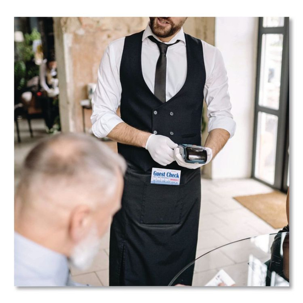 AMERCAREROYAL GC3632-1 Guest Check Pad with Ruled Back, 15 Lines, One-Part (No Copies), 3.5 x 6.7, 50 Forms/Pad, 50 Pads/Carton