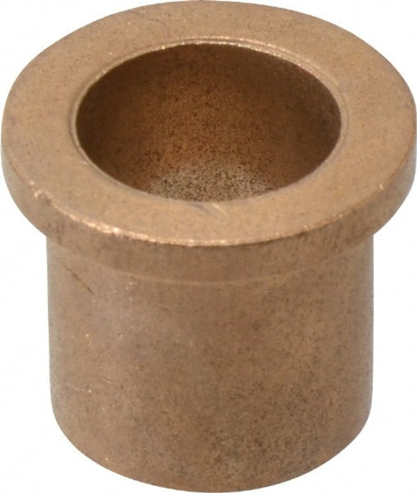 Boston Gear 35648 Flanged Sleeve Bearing: 3/4" ID, 15/16" OD, 1" OAL, Oil Impregnated Bronze