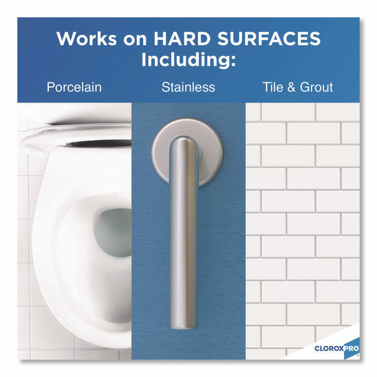 CLOROX SALES CO. 31415 CloroxPro Urine Remover for Stains and Odors, 32 oz Pull top Bottle, 6/Carton