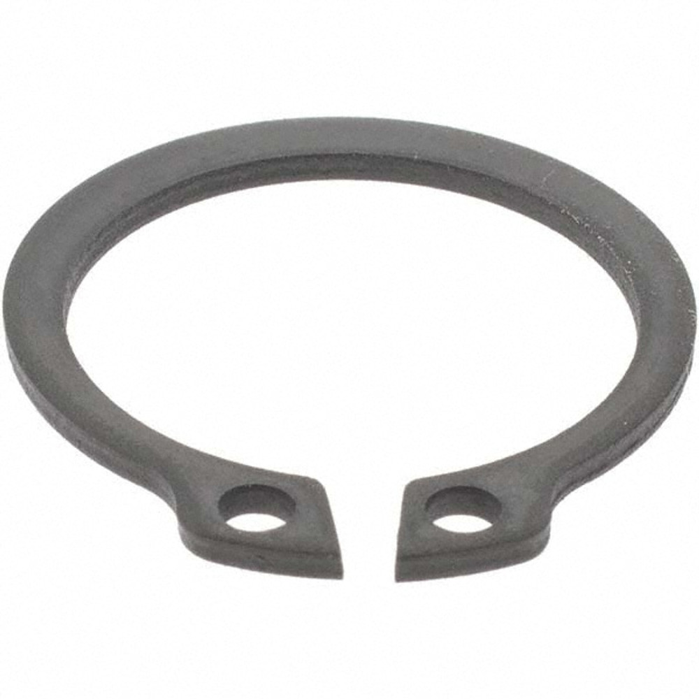 MSC DSH-20ST PD External Snap Retaining Ring: 18.5 mm Groove Dia, 20 mm Shaft Dia, Spring Steel