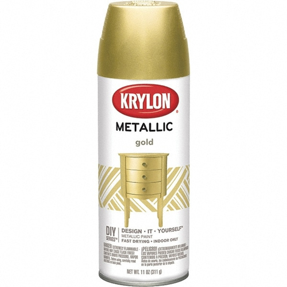 Krylon K01706007 Spray Paint: Gold, Metallic, 12 oz