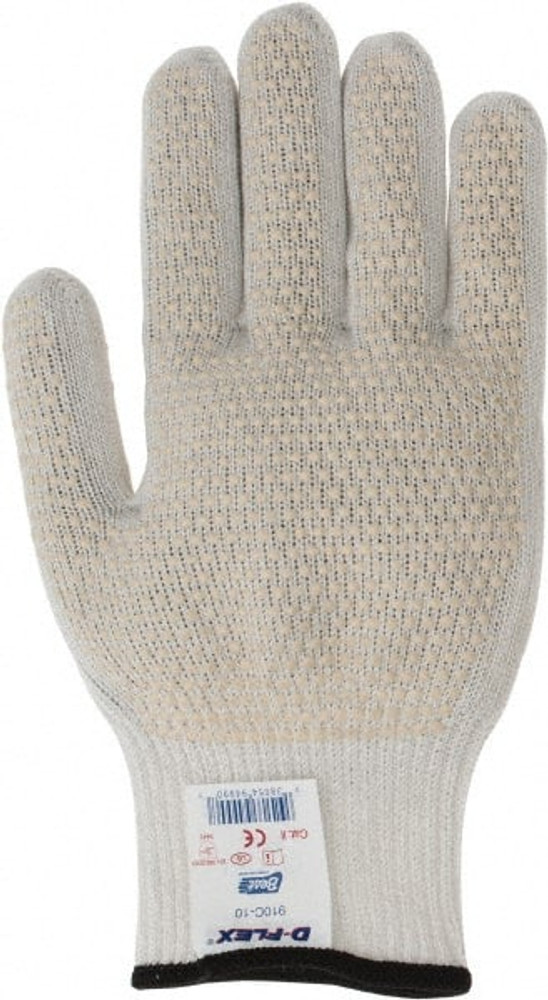 SHOWA 910C-10 Cut, Puncture & Abrasive-Resistant Gloves: Size XL, ANSI Cut 4, ANSI Puncture 1, Rubber, Dyneema