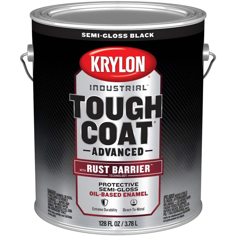 Krylon K00771008 Paints; Product Type: Rust Preventative ; Color Family: Black ; Color: Black ; Finish: Semi-Gloss ; Applicable Material: Steel; Wood; Metal ; Indoor/Outdoor: Indoor; Outdoor