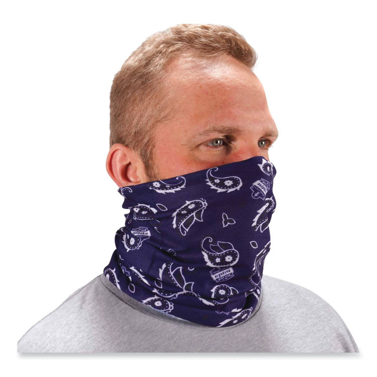 TENACIOUS HOLDINGS, INC. ergodyne® 42106 Chill-Its 6485 Multi-Band, Polyester, One Size Fits Most, Navy Western