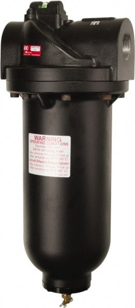 ARO/Ingersoll-Rand F35591-410 2" Port, 19.07" High x 7.76" Wide Super Duty Filter with Metal Bowl, Manual Drain