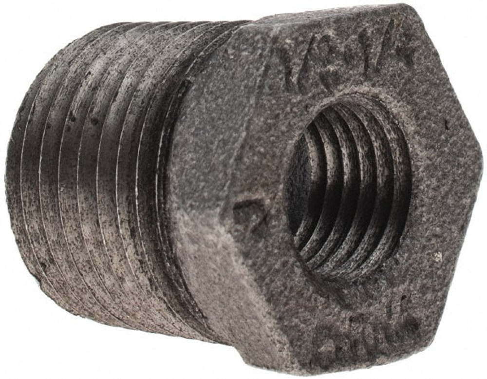 B&K Mueller 521-931HP Black Bushing: 1/2 x 1/4", Threaded