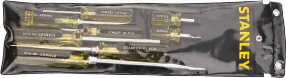 Stanley 66-158-A Screwdriver Set: 8 Pc, Phillips, Slotted & Stubby