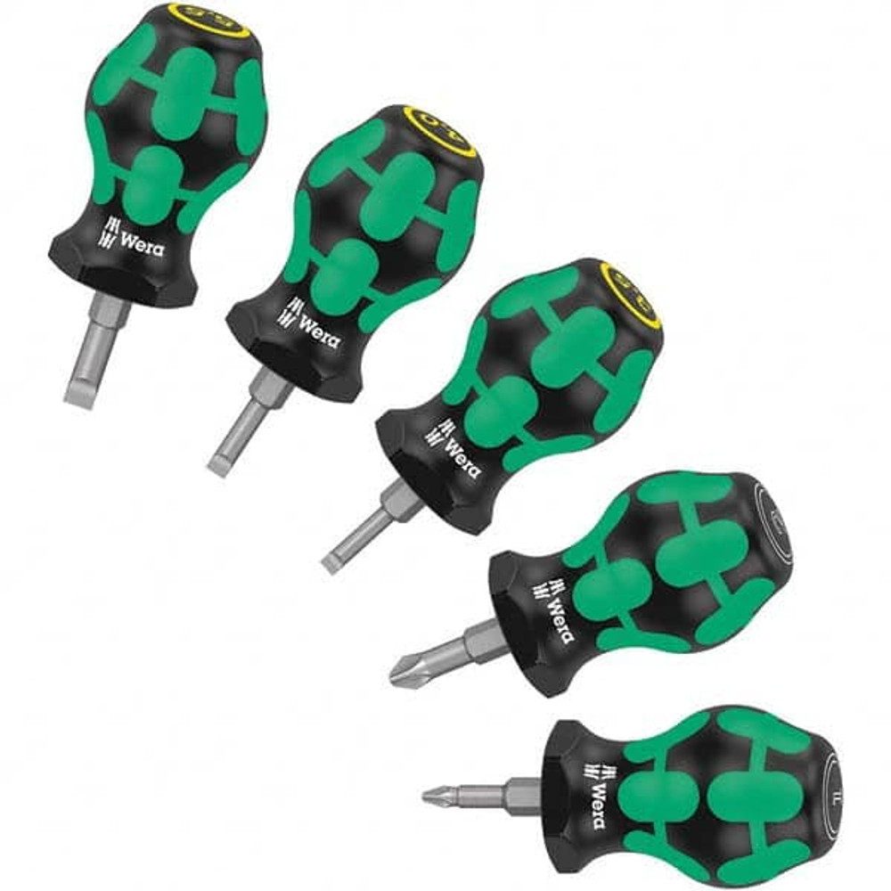 Wera 05008871001 Screwdriver Set: 5 Pc, Phillips & Pozidriv