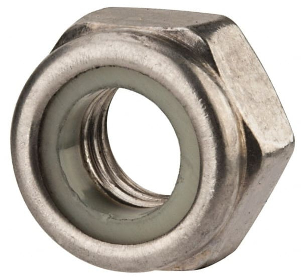 Value Collection NL5XX01000-050B Hex Lock Nut: Insert, Nylon Insert, Grade 316 & A4 Stainless Steel, Uncoated