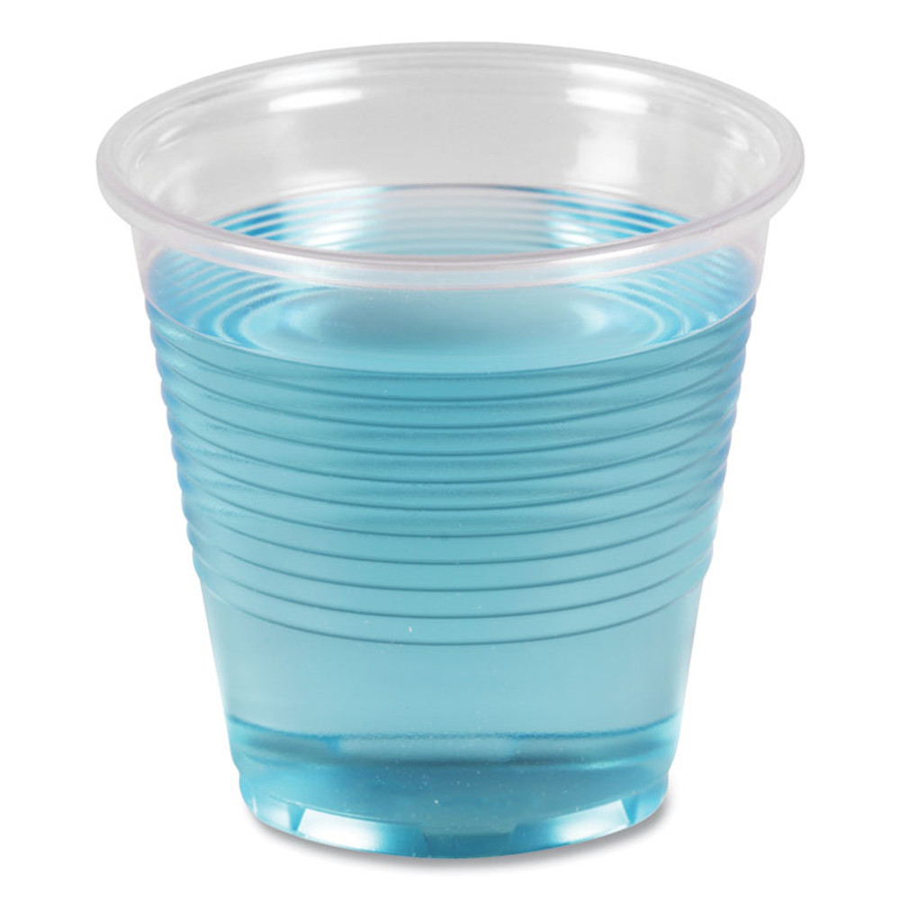 BOARDWALK TRANSCUP5PK Translucent Plastic Cold Cups, 5 oz, 100/Pack